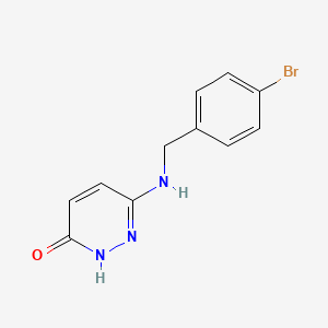 molecular formula C11H10BrN3O B1492177 6-((4-溴苄基)氨基)哒嗪-3-醇 CAS No. 1870087-05-0