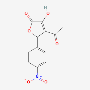 4-acetyl-3-hydroxy-5-(4-nitrophenyl)furan-2(5H)-one