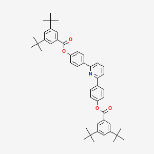 Pyridine-2,6-diyldibenzene-4,1-diyl bis(3,5-di-tert-butylbenzoate)