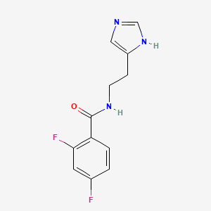 2,4-difluoro-N-[2-(1H-imidazol-4-yl)ethyl]benzamide