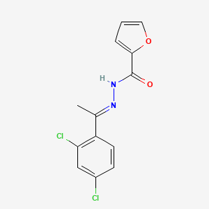 N'-[(1E)-1-(2,4-dichlorophenyl)ethylidene]furan-2-carbohydrazide