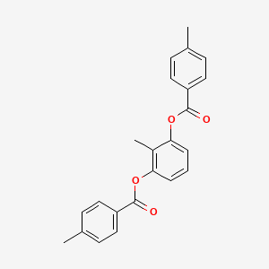 2-Methyl-3-[(4-methylbenzoyl)oxy]phenyl 4-methylbenzoate