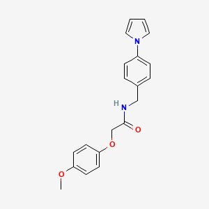 2-(4-methoxyphenoxy)-N-[4-(1H-pyrrol-1-yl)benzyl]acetamide