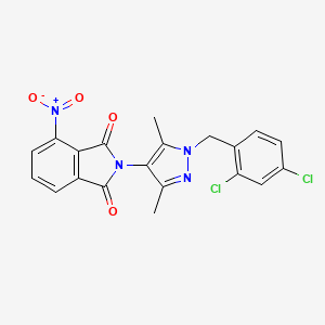 2-[1-(2,4-dichlorobenzyl)-3,5-dimethyl-1H-pyrazol-4-yl]-4-nitro-1H-isoindole-1,3(2H)-dione