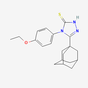 molecular formula C20H25N3OS B14922066 5-(1-Adamantyl)-4-(4-ethoxyphenyl)-2,4-dihydro-3H-1,2,4-triazole-3-thione 