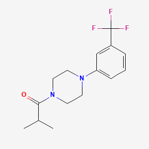 2-Methyl-1-{4-[3-(trifluoromethyl)phenyl]piperazin-1-yl}propan-1-one