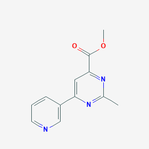 Methyl 2-methyl-6-(pyridin-3-yl)pyrimidine-4-carboxylate