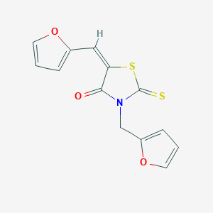 3-Furan-2-ylmethyl-5-furan-2-ylmethylene-2-thioxo-thiazolidin-4-one