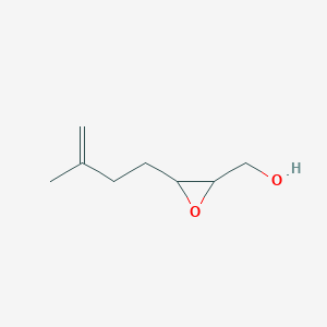 B149222 [3-(3-Methylbut-3-enyl)oxiran-2-yl]methanol CAS No. 137054-00-3
