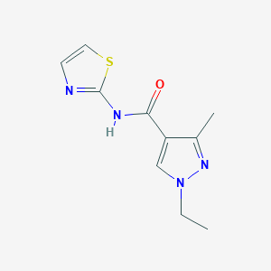 1-ethyl-3-methyl-N-(1,3-thiazol-2-yl)-1H-pyrazole-4-carboxamide