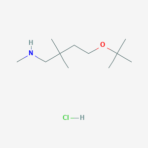 B1492233 [4-(Tert-butoxy)-2,2-dimethylbutyl](methyl)amine hydrochloride CAS No. 2098113-55-2