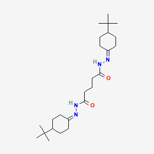 N'~1~,N'~5~-bis(4-tert-butylcyclohexylidene)pentanedihydrazide