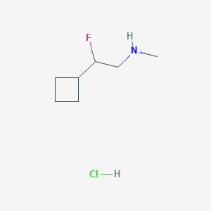 B1492247 (2-Cyclobutyl-2-fluoroethyl)(methyl)amine hydrochloride CAS No. 2098143-93-0