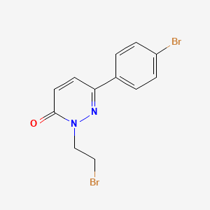 B1492251 2-(2-Bromoethyl)-6-(4-bromophenyl)-2,3-dihydropyridazin-3-one CAS No. 2098039-01-9