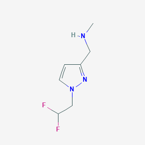 ([1-(2,2-Difluoroethyl)-1H-pyrazol-3-YL]methyl)(methyl)amine