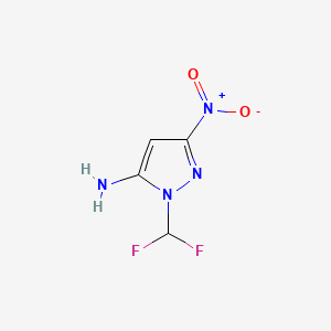 1-(difluoromethyl)-3-nitro-1H-pyrazol-5-amine