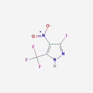 5-iodo-4-nitro-3-(trifluoromethyl)-1H-pyrazole