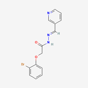 molecular formula C14H12BrN3O2 B14922697 2-(2-bromophenoxy)-N'-[(E)-pyridin-3-ylmethylidene]acetohydrazide 