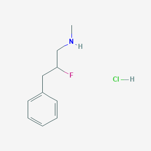 (2-Fluoro-3-phenylpropyl)(methyl)amine hydrochloride
