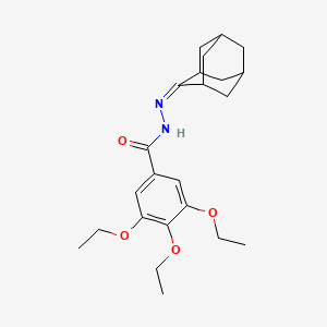 3,4,5-Triethoxy-N'~1~-tricyclo[3.3.1.1~3,7~]dec-2-ylidenbenzohydrazide