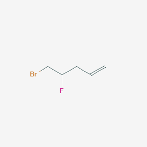 5-Bromo-4-fluoropent-1-ene