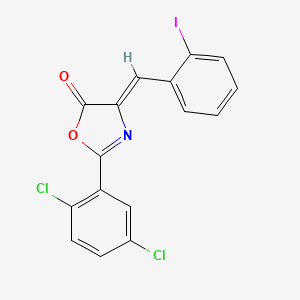 molecular formula C16H8Cl2INO2 B14922886 (4Z)-2-(2,5-dichlorophenyl)-4-(2-iodobenzylidene)-1,3-oxazol-5(4H)-one 