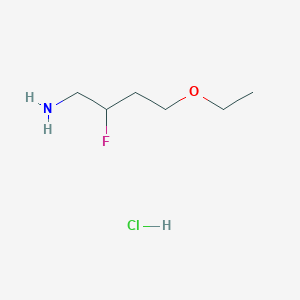 molecular formula C6H15ClFNO B1492289 4-Ethoxy-2-fluorobutan-1-amine hydrochloride CAS No. 2098006-07-4