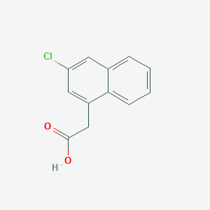 molecular formula C12H9ClO2 B1492296 2-(3-Chloronaphthalen-1-yl)acetic acid CAS No. 58926-36-6
