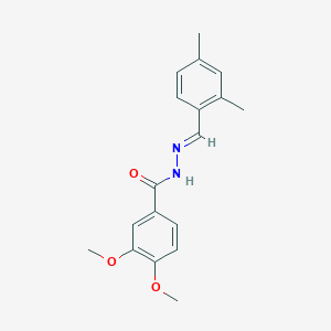 N'-[(E)-(2,4-dimethylphenyl)methylidene]-3,4-dimethoxybenzohydrazide