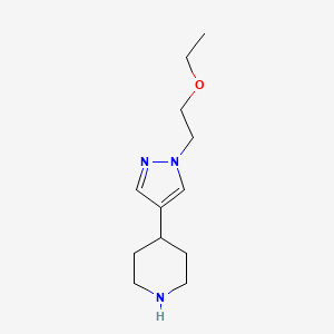 B1492316 4-[1-(2-ethoxyethyl)-1H-pyrazol-4-yl]piperidine CAS No. 2098119-50-5