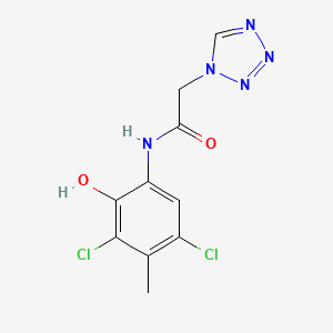 N-(3,5-dichloro-2-hydroxy-4-methylphenyl)-2-(1H-tetrazol-1-yl)acetamide