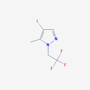 4-Iodo-5-methyl-1-(2,2,2-trifluoroethyl)-1h-pyrazole