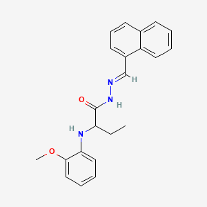 2-(2-methoxyanilino)-N'-(1-naphthylmethylene)butanohydrazide