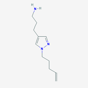 B1492330 3-[1-(pent-4-en-1-yl)-1H-pyrazol-4-yl]propan-1-amine CAS No. 2098085-04-0