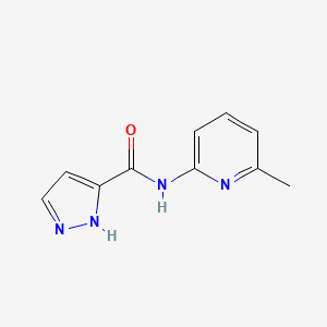 N~3~-(6-Methyl-2-pyridyl)-1H-pyrazole-3-carboxamide