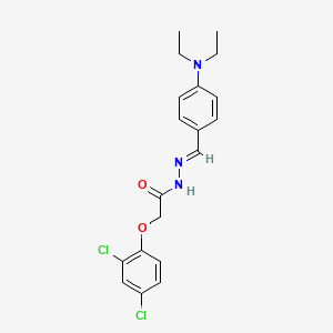 2-(2,4-dichlorophenoxy)-N'-{(E)-[4-(diethylamino)phenyl]methylidene}acetohydrazide