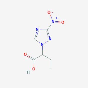 2-(3-nitro-1H-1,2,4-triazol-1-yl)butanoic acid