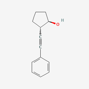 molecular formula C13H14O B1492339 (1R,2S)-2-(2-苯乙炔基)环戊醇 CAS No. 912361-58-1