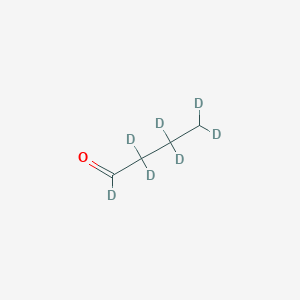 molecular formula C4H8O B1492341 N-Butyraldehyde-2,2,3,3,4,4,4-d7 CAS No. 951209-46-4