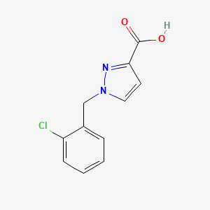 molecular formula C11H9ClN2O2 B14923431 1-(2-chlorobenzyl)-1H-pyrazole-3-carboxylic acid 