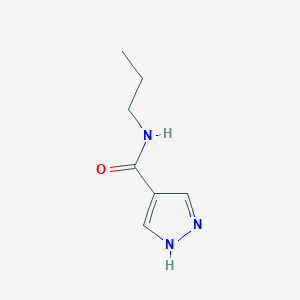 molecular formula C7H11N3O B14923449 N-propyl-1H-pyrazole-4-carboxamide 