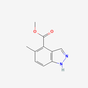 molecular formula C10H10N2O2 B1492345 methyl 5-methyl-1H-indazole-4-carboxylate CAS No. 1427369-20-7