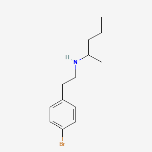 molecular formula C13H20BrN B1492348 [2-(4-Bromophenyl)ethyl](pentan-2-yl)amine CAS No. 1874741-94-2