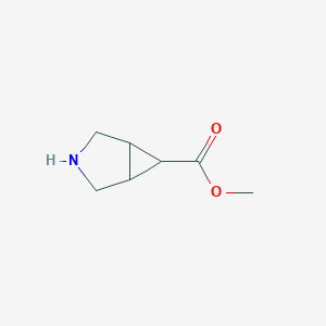 molecular formula C7H11NO2 B14923481 Methyl 3-azabicyclo[3.1.0]hexane-6-carboxylate 