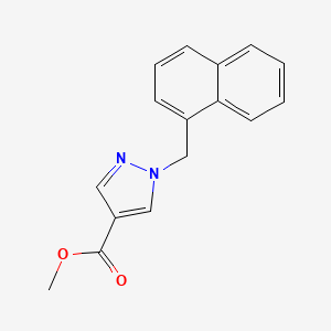 methyl 1-(naphthalen-1-ylmethyl)-1H-pyrazole-4-carboxylate