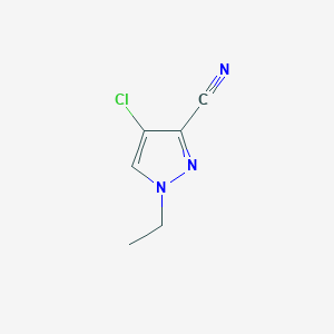 4-Chloro-1-ethyl-1H-pyrazole-3-carbonitrile