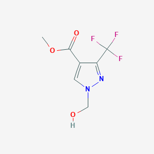 Methyl 1-(hydroxymethyl)-3-(trifluoromethyl)-1H-pyrazole-4-carboxylate