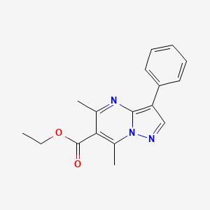 Ethyl 5,7-dimethyl-3-phenylpyrazolo[1,5-a]pyrimidine-6-carboxylate