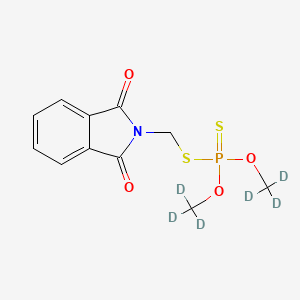 molecular formula C11H12NO4PS2 B1492355 ホスメット D6 CAS No. 2083623-41-8