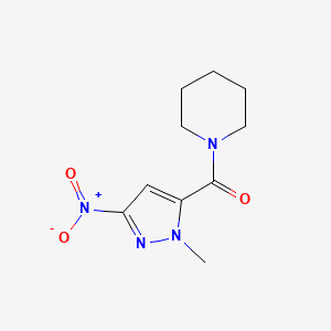 (1-methyl-3-nitro-1H-pyrazol-5-yl)(piperidin-1-yl)methanone